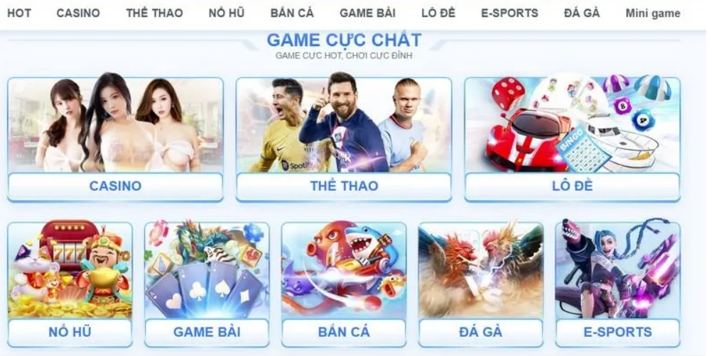 Giao diện nhà cái FB68