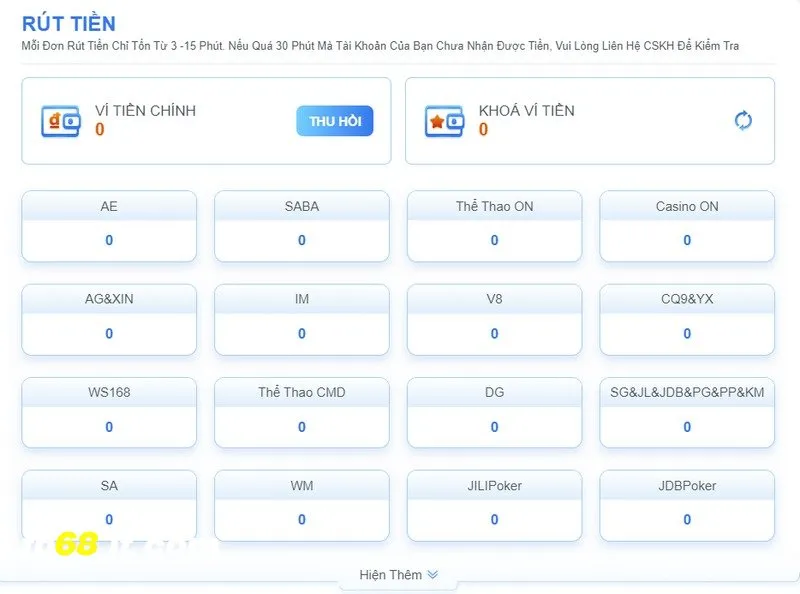 rút tiền nhà cái FB68
